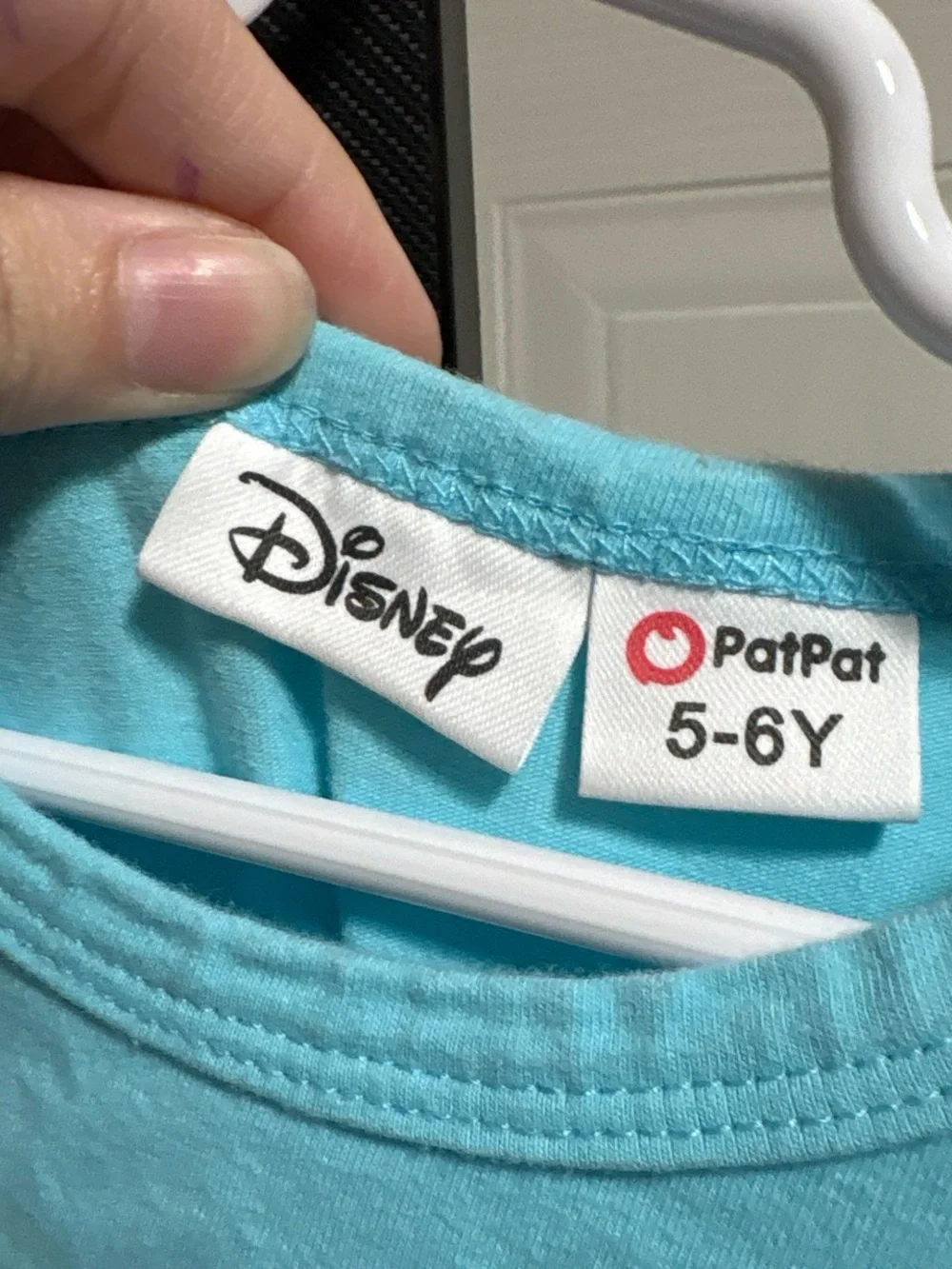 Disney Aqua Girls Top with Elsa Accent